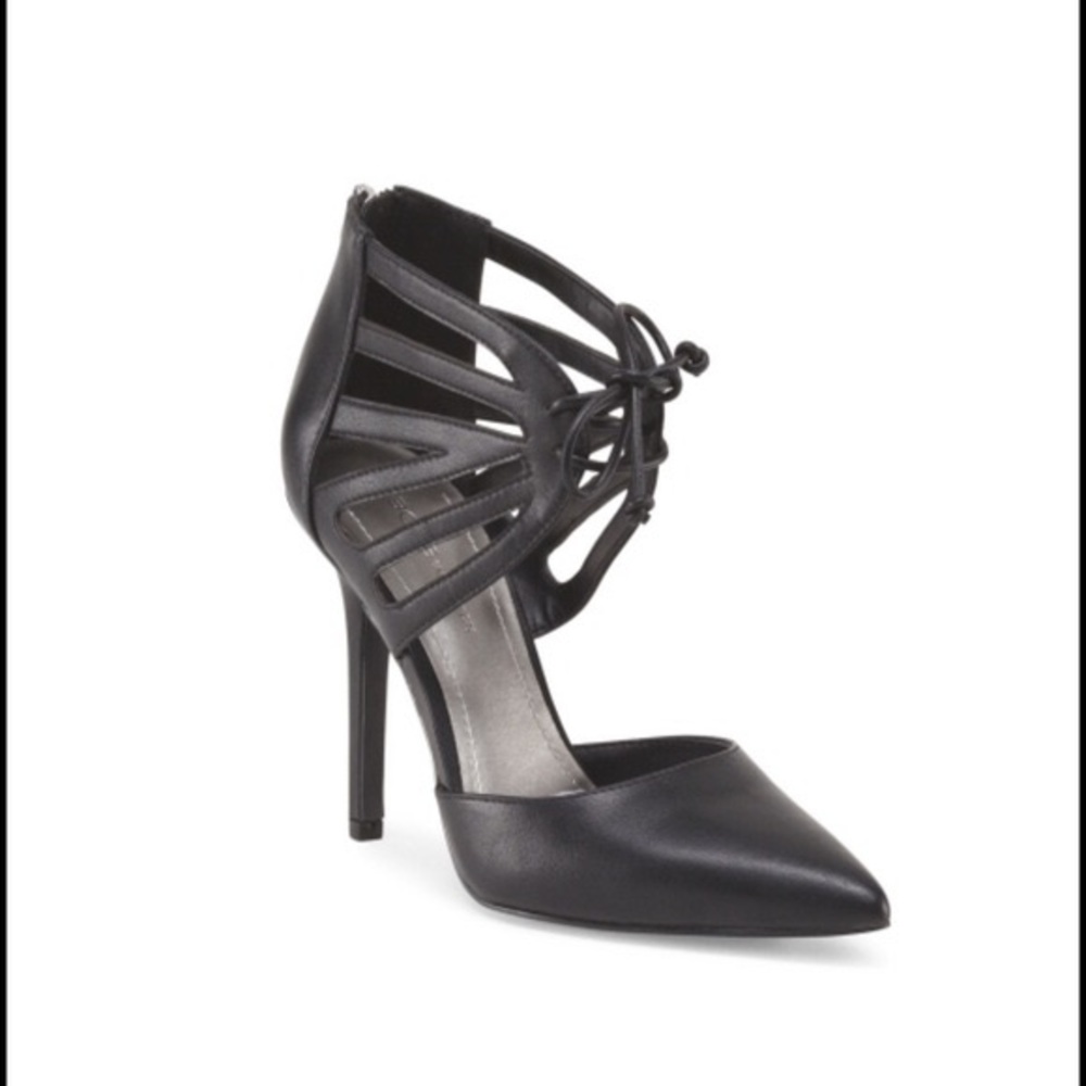 BCBGeneration Black Leather Pumps size 6.5